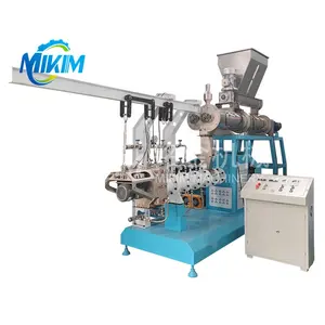 customized new Wet twin screw Extruder Animal Feed Grinder with feed making for sale