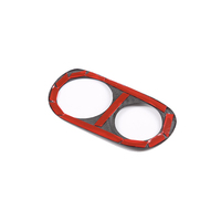 Pour 2011 - 2016 Ferrari 458 véritable fibre de carbone automobile intérieur accessoires phare interrupteur cadre décoratif