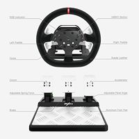 PXN V10 Force umpan balik PC roda balap, untuk Windows PC, PS4, komputer, Multi-Platform, Plug and Play