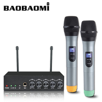 Microphone sans fil Bluetooth portable en métal S-10, mini, avec écho, vente chaude, OEM, karaoké