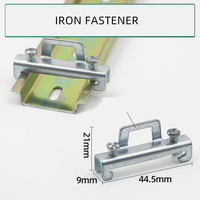 Support de fixation d'extrémité pour bornier sur rail DIN E/UK, embout de fixation, pince d'extrémité
