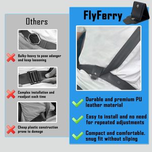 Wj 2 pièces clip de <span class=keywords><strong>ceinture</strong></span> de sécurité voiture ajusteur de <span class=keywords><strong>ceinture</strong></span> de sécurité Premium PU <span class=keywords><strong>cuir</strong></span> confort Auto épaule cou sangle positionneur verrouillage protecteur - Product Image 2