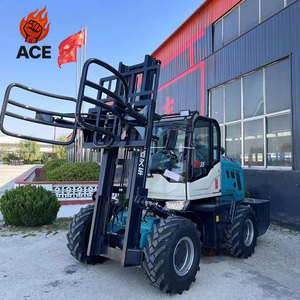 Mesin EPA 4 roda penggerak semua medan Forklift 3.5 Ton suku cadang Forklift disesuaikan 5 Ton 6 Ton 4x4 Forklift dengan cummins - Product Image 3