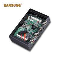 Kansung K355P Fanless 6 * Com 6 * USB Mini PC Core Broadwell I5 5200U 5th 2,2 GHz Mini computadora