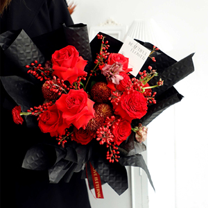 Papel de Regalo con Diseño de Lunares Estéreo para el Día de San Valentín 2023, Ramo de Flores, Arte Floral Coreano, Papel de Regalo Floral - Product Image 3