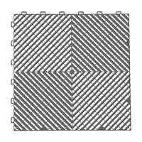 Dalles de sol de garage en PP durables 400x400x18mm, antidérapantes, modulaires, en plastique emboîtable