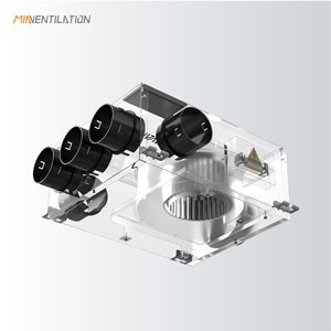 Système de ventilation HVAC résidentiel MIA, ventilateurs multi-ports, pression négative <span class=keywords><strong>auto</strong></span>-équilibrée pour villa, bureau, hôtel, ventilation HVAC - Product Image 6