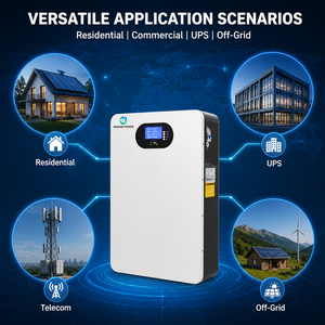 Sistema de Almacenamiento de Energía INEDGE POWER OEM ODM para el Hogar, Batería de Energía Solar Híbrida Todo en Uno de <span class=keywords><strong>10kw</strong></span>, 10kWh, 16kWh, Montada en Pared, LiFePO4 - Product Image 2