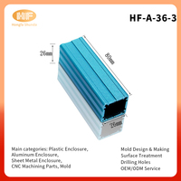 Boîtier métallique sur mesure en aluminium anodisé, extrusion, boîtier de contrôle industriel, indice de protection IP54, service OEM/ODM, ISO9001