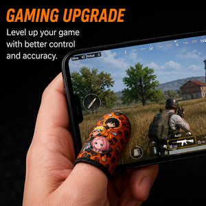 Sarung Jari Gaming yang Dapat Disesuaikan: Sangat Konduktif, Anti-selip, dan Menyerap Keringat, dengan Kesan Pas dan Nyaman.