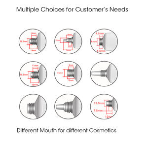 Confezionamento cosmetico personalizzato a grandezza naturale tubo di <span class=keywords><strong>plastica</strong></span> nera tubo di imballaggio per la cura della pelle per lozione crema per il lavaggio del viso - Product Image 5