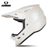 Casque de moto tout-terrain léger et coupe-vent pour VTT, motocross et course, homologué DOT, modèle SOMAN M12