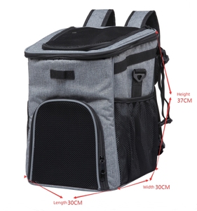 Keranjang Sepeda Lipat Khusus dari Bahan Polyester untuk Anjing, Tas Ransel Pengangkut Hewan Peliharaan untuk Bersepeda dan Perjalanan Luar Ruangan, Tas Perjalanan untuk Anjing dan Kucing - Product Image 5