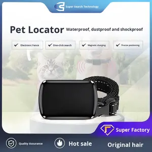 北斗GPS+4Gスマート完全防水ペットGPSトラッカー 猫犬用紛失防止ワイヤレス首輪 Baidu/Googleトラックビュー対応 - Product Image 2
