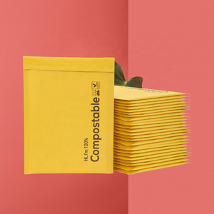 Sobres acolchados de embalaje reciclable, Logo personalizable, bolsa de correo de burbujas - Product Image 1