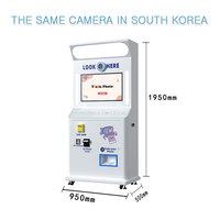 Yixile-Photomaton coréen avec autocollant, appareil photo économique le plus vendu avec imprimante et appareil photo