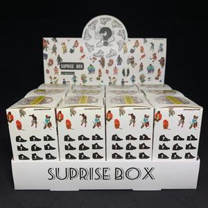 Bán buôn <span class=keywords><strong>PVC</strong></span> miniaturization 3D dễ thương Sneaker giày với mini hộp trong suốt bất ngờ hộp - Product Image 2