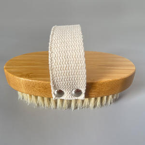 OEM/ODM Natural Vegan Sisal Cerdas Simples Escova De Banho De Bambu De Madeira com Design De Logotipo para A Pele Seca Spa Uso Do Banheiro - Product Image 2