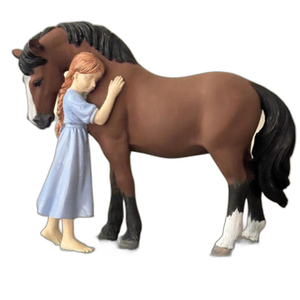 Estatua <span class=keywords><strong>de</strong></span> Resina <span class=keywords><strong>de</strong></span> Caballo y Niña Pintable - Product Image 5