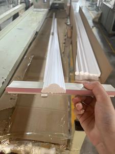 White Style <strong>PVC</strong> Skirting PS <strong>Moulding</strong> Cornice Flooring Profile PS <strong>Moulding</strong> - Product Image 3