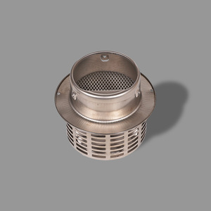 Grilles de ventilation murales modernes en acier inoxydable pour système CVC, étanches, pour hotte de cuisine, ISO 9001, marque HSTUBE, 4 pouces - Product Image 3