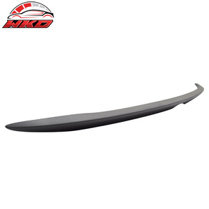 Convient pour Honda Accord 9ème génération berline 4 portes 2013-2017, style d'origine, becquet de coffre non peint noir - Product Image 3