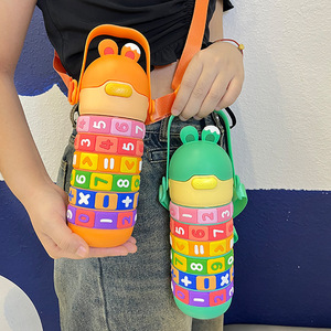 Termo Infantil con Diseño <span class=keywords><strong>de</strong></span> <span class=keywords><strong>Cubo</strong></span> <span class=keywords><strong>de</strong></span> <span class=keywords><strong>Rubik</strong></span>, Acero Inoxidable 316, Aislado, Creativo, con Aritmética, Resistente a Caídas, Portátil para Auto - Product Image 2