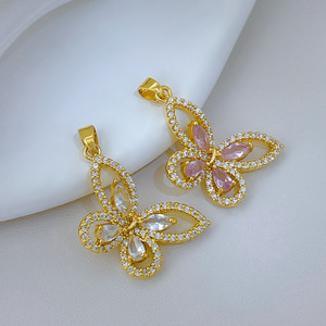 Mariposas de Cobre y Oro en Movimiento, un Hermoso Manual de Artesanía para Comercio Transfronterizo. Zirconio M - Product Image 3