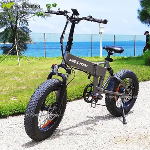 EU Warehouse Door to Door Shipping E Bikes MTB Full Suspensions 500W 20inch Foldable Electric Bicycle Electric Fat Tire Bike
