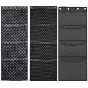 Mesh Net Sides Over the Door <b>Hook</b> 4 Pocket Tier Storage Pouch Wall Kids Toys Storage Stuffed Animal Hanging Organizer - Product Image 6