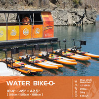 Vélo aquatique gonflable pliable en aluminium Spatium certifié CE, léger et rapide, pour les touristes marins