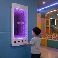 Panneau LED mural interactif effet tunnel infini pour une expérience visuelle, miroirs lumineux pour salles Snoezelen (adapté aux personnes autistes)