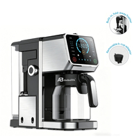 Cafetera de Goteo Programable Compacta Anbolife con Vapor y Agua Caliente, Panel Táctil IMD, Clásica, para Café con Hielo, Fabricación OEM Especializada