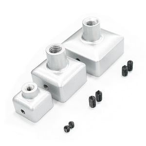 Aluminum Profile Accessories Caster Wheel Mounting Base Square 6000 Series Alloy Multipurpose - Product Image 1