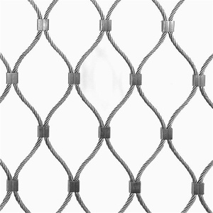 5x5 khỉ bao vây lưới dệt dây thép không gỉ Zoo lưới lưới x có xu hướng hình mịn sáng phong cách ferruled mịn sáng - Product Image 2