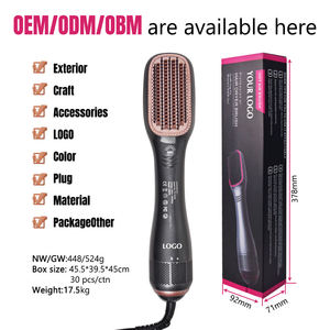 3-in-1 <b>Foldable</b> Multifunctional One-<b>Step</b> Hair Dryer Brush Electric Hot Blow Comb Nylon Material Household Use Hair Styling Tool - Product Image 5