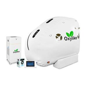 ห้องออกซิเจนความดันสูงแบบพกพาสำหรับใช้ในบ้าน รุ่น OLS-S1 1.5ATA ปี 2027 ยี่ห้อ Top Oxylike  แบบนั่ง  วัสดุเปลือกนิ่ม สำหรับความงาม สปา และการดูแลสุขภาพ - Product Image 2
