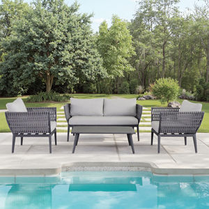 Meubles de jardin Yoho Corde extérieure Patio Lounge Ensembles de canapés en aluminium sectionnels extérieurs Meubles de jardin en rotin - Product Image 1