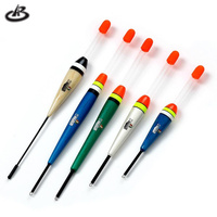Ensemble de 10 flotteurs de pêche, flotteurs lumineux, flotteurs de pêche, flotteurs de différentes tailles et couleurs, flotteurs pour accessoires de pêche