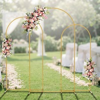 Arche de mariage modulaire en acier galvanisé - Kit d'arche pour ballons, décorations florales et toiles de fond (montage facile, prêt à la location)