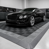 Grille de sol pour station de lavage automobile, plaque de grille de sol pour atelier de beauté automobile 4S, tapis de sol en plastique à emboîtement sans tranchée pour drainage