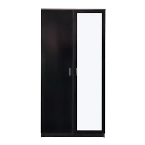 Белый современный минималистский деревенский стиль 2/3 двери раздвижные двери шкаф