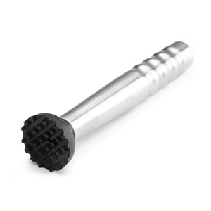 Agitatore per Cocktail in Acciaio Inox con Punta in Gomma Nera, Strumento da Bar, Attrezzatura per Mixology - Product Image 1
