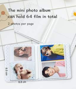 Mini 3-Inch Square PVC Cover <b>Photo</b> <b>Album</b> for Mini12/11/8/9 128 <b>Photos</b> Time Commemorative DIY Picture <b>Album</b> - Product Image 4