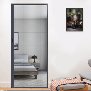 Moustiquaire plissée rétractable moderne personnalisée en aluminium pour fenêtre et porte, anti-moustiques, stores pliants - Product Image 6