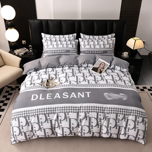 Tinh Khiết Bông Thiết Kế Thương Hiệu Đơn Giản Phong Cách Comforter In Mô Hình Nhà Máy Bộ Đồ Giường Bộ Nữ Hoàng Giá Bán Buôn Nhà Sử Dụng Khách Sạn - Product Image 2