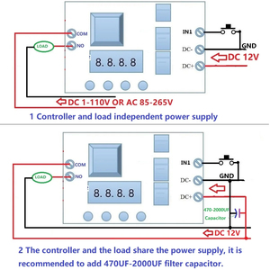 Relais temporisé multifonction à verrouillage magnétique LR43A01 10A DC12V, économie d'énergie, module PLC pour allumer/éteindre - Product Image 5