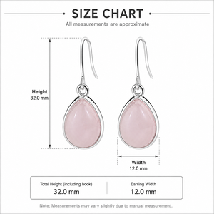 Orecchini bohémien rosa a goccia d'acqua, stile minimalista, gioielli alla moda da indossare tutti i giorni per le donne - Product Image 6