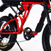 En stock 750w 1000w 1500w gros pneu vélo de route cadre enduro ebike cadre acier vtt s tealth bomber cadre de vélo électrique