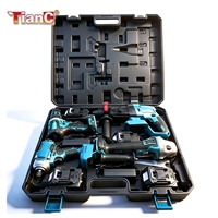 Ensemble de perceuse électrique sans fil portable Kit d'outils de meuleuse de batterie au lithium de l'usine chinoise OEM personnalisable pour un usage domestique